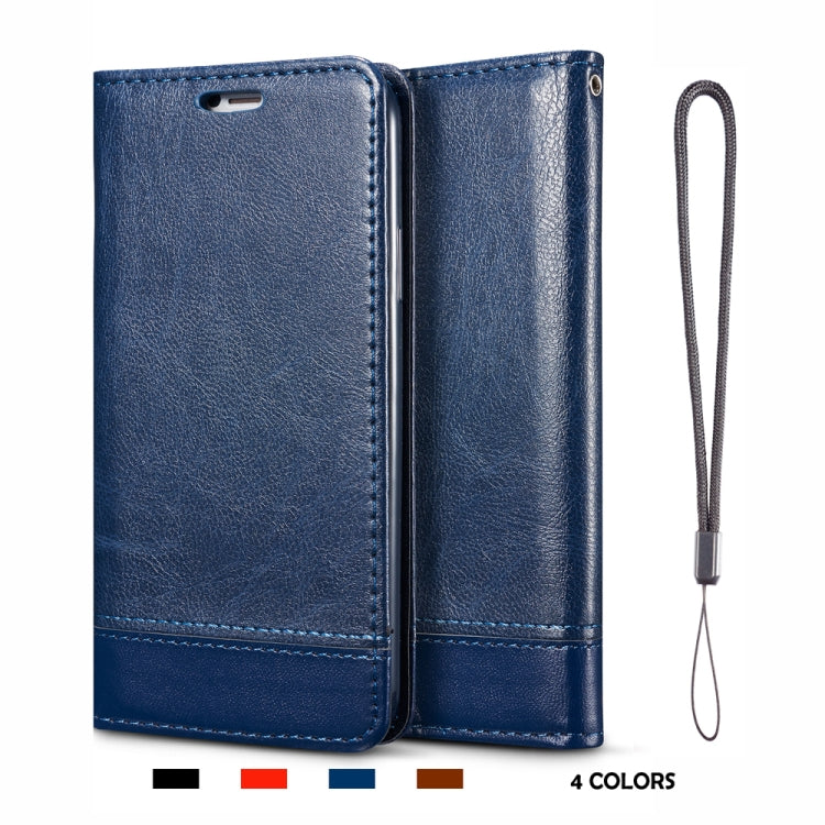 For Galaxy S20 Ultra Double-sided Absorption Splicing Horizontal Flip Leather Case with Holder Card Slots Lanyard