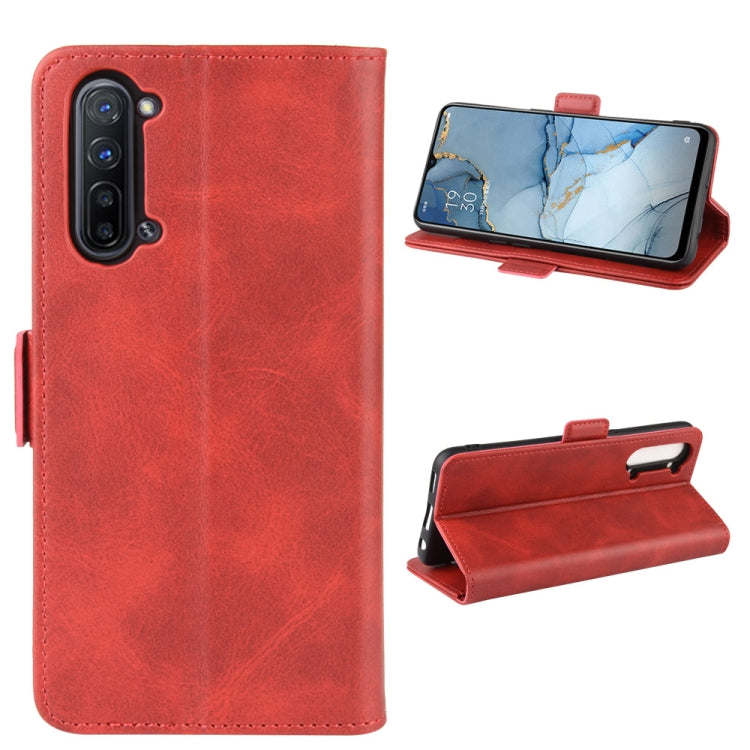 For Oppo Reno3 5G Dual-side Magnetic Buckle Horizontal Flip Leather Case with Holder & Card Slots & Wallet