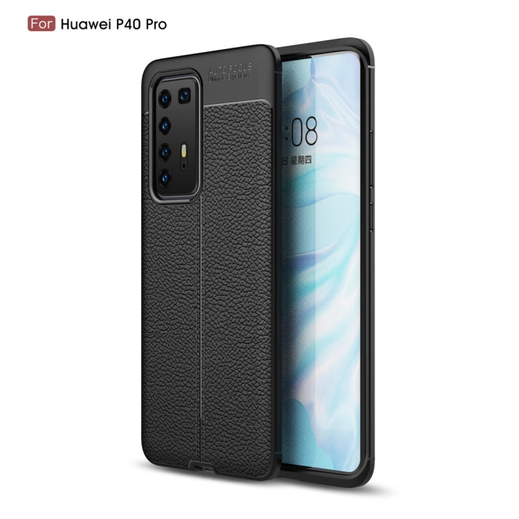 For Huawei P40 Pro Litchi Texture TPU Shockproof Case