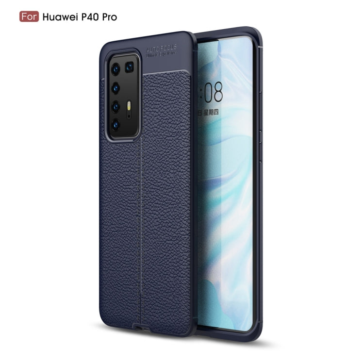 For Huawei P40 Pro Litchi Texture TPU Shockproof Case