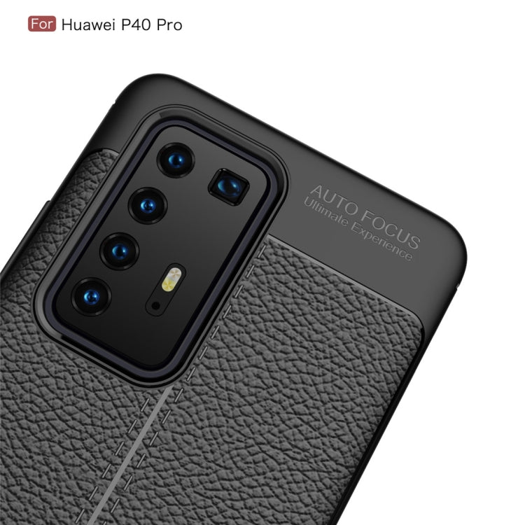 For Huawei P40 Pro Litchi Texture TPU Shockproof Case