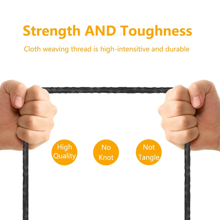 ENKAY ENK-CB103 Cloth Weaving Thread USB to USB Type-C Data Transfer Charging Cable