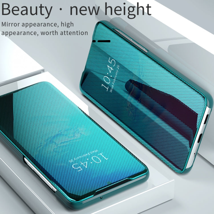 For Galaxy S20 Ultra-Thin Lightweight Grid Plated Mirror Phone Case