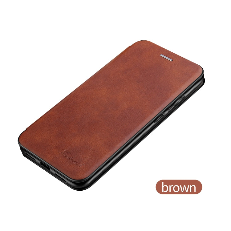 For Samsung Galaxy S20 Integrated Electricity Pressing Retro Texture Magnetic TPU+PU Leather Case with Card Slot & Holder