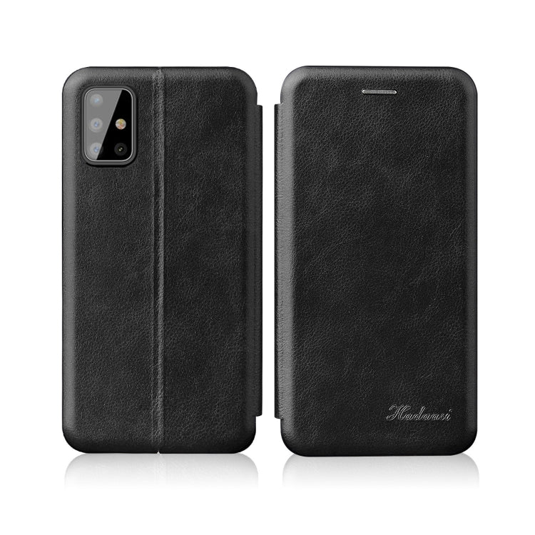 For Samsung Galaxy S20 Integrated Electricity Pressing Retro Texture Magnetic TPU+PU Leather Case with Card Slot & Holder