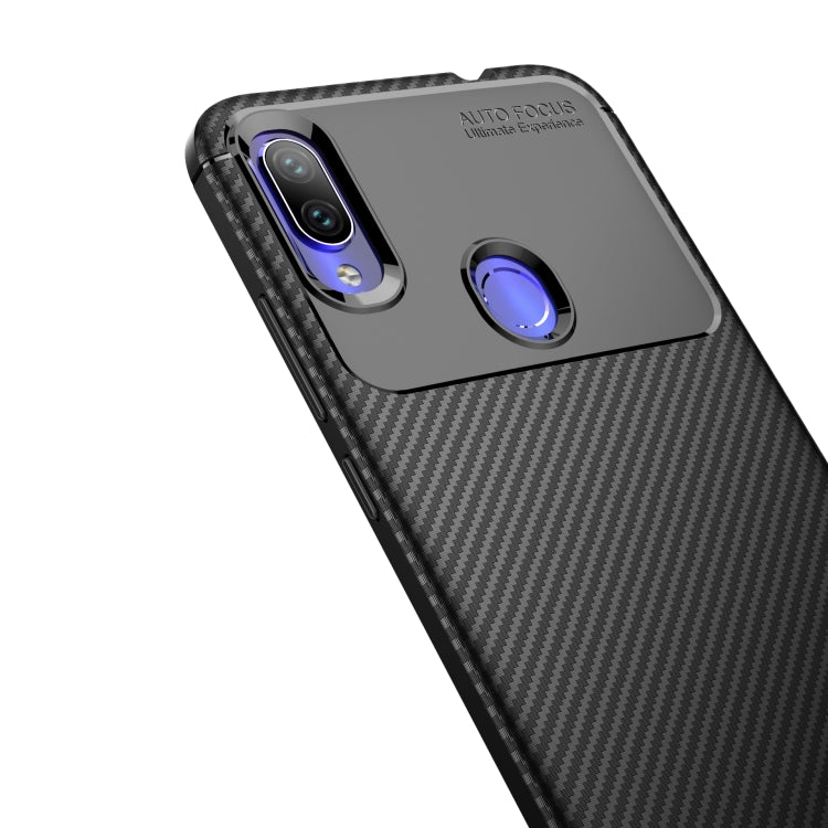 For OPPO A8 Carbon Fiber Texture Shockproof TPU Case