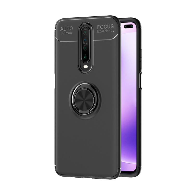 For Xiaomi Redmi K30 Metal Ring Holder 360 Degree Rotating TPU Case