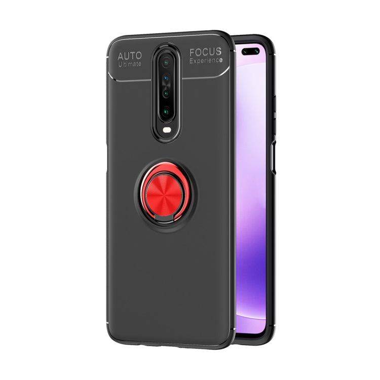 For Xiaomi Redmi K30 Metal Ring Holder 360 Degree Rotating TPU Case