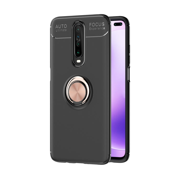 For Xiaomi Redmi K30 Metal Ring Holder 360 Degree Rotating TPU Case