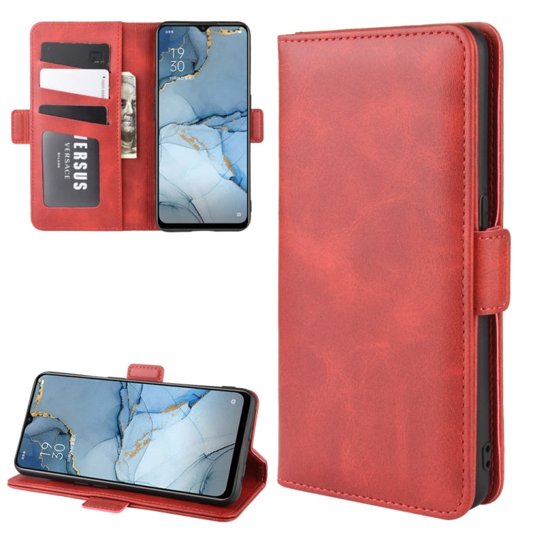For OPPO A8 Dual-side Magnetic Buckle Horizontal Flip Leather Case with Holder & Card Slots & Wallet & Photo Frame