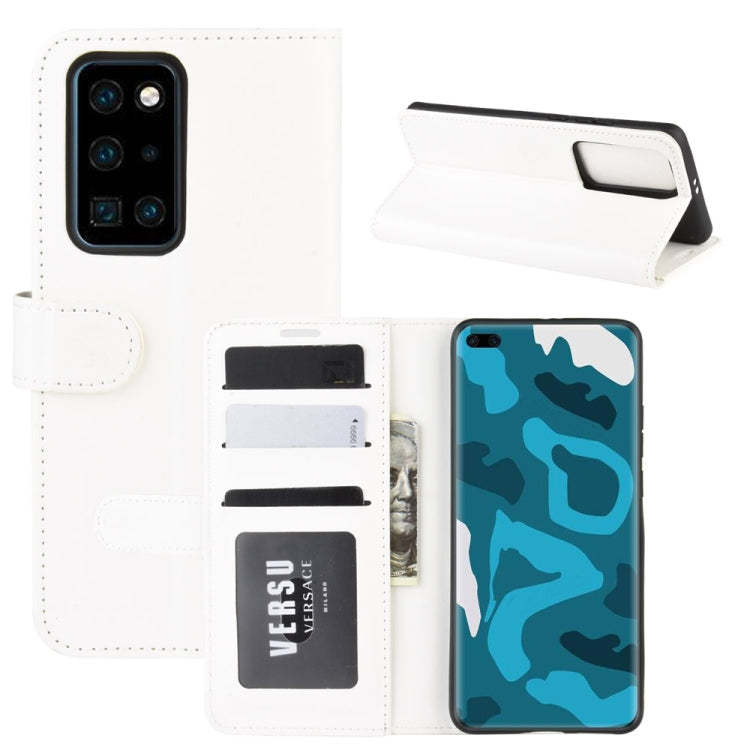 For Huawei P40 Pro R64 Texture Single Horizontal Flip Protective Case with Holder & Card Slots & Wallet& Photo Frame