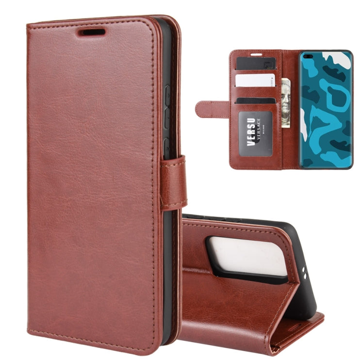 For Huawei P40 Pro R64 Texture Single Horizontal Flip Protective Case with Holder & Card Slots & Wallet& Photo Frame