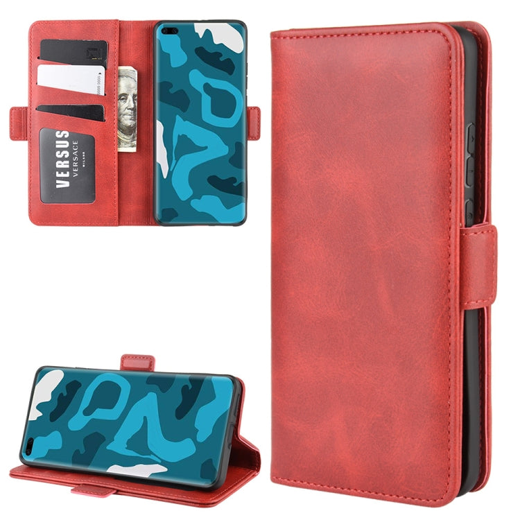 For Huawei P40 Pro Dual-side Magnetic Buckle Horizontal Flip Leather Case with Holder & Card Slots & Wallet