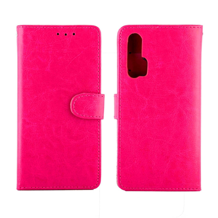 For Huawei Nova 6 Crazy Horse Texture Leather Horizontal Flip Protective Case with Holder & Card Slots & Wallet & Photo Frame