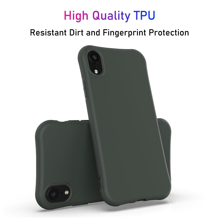 For iPhone XR ENKAY ENK-PC004 Solid Color TPU Slim Case Cover