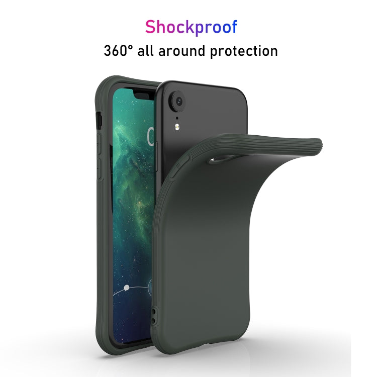 For iPhone XR ENKAY ENK-PC004 Solid Color TPU Slim Case Cover