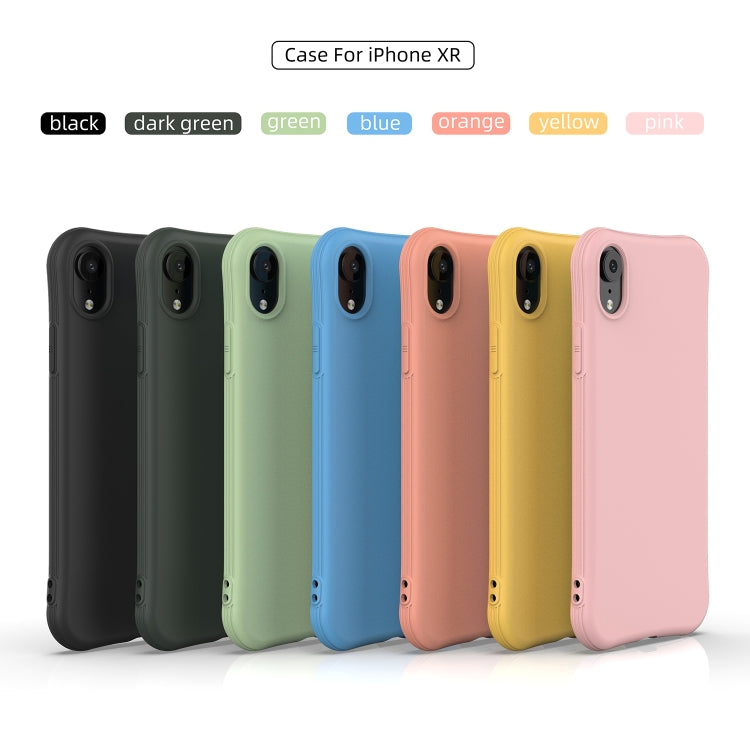 For iPhone XR ENKAY ENK-PC004 Solid Color TPU Slim Case Cover