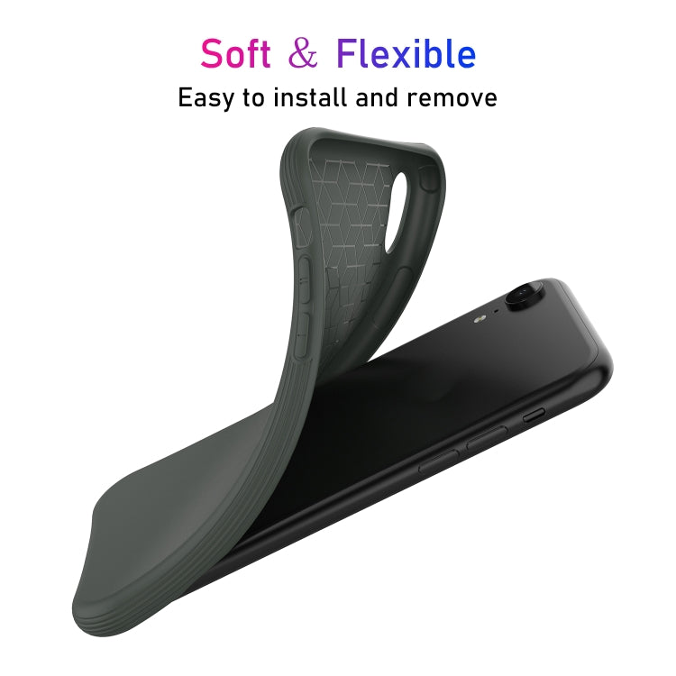 For iPhone XR ENKAY ENK-PC004 Solid Color TPU Slim Case Cover