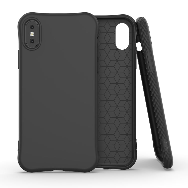 For iPhone XS / X ENKAY ENK-PC005 Solid Color TPU Slim Case Cover