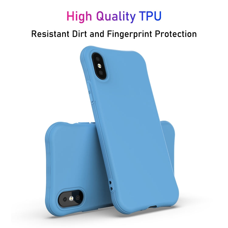 For iPhone XS / X ENKAY ENK-PC005 Solid Color TPU Slim Case Cover
