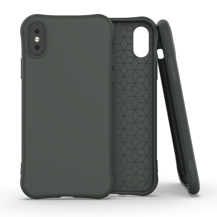 For iPhone XS / X ENKAY ENK-PC005 Solid Color TPU Slim Case Cover