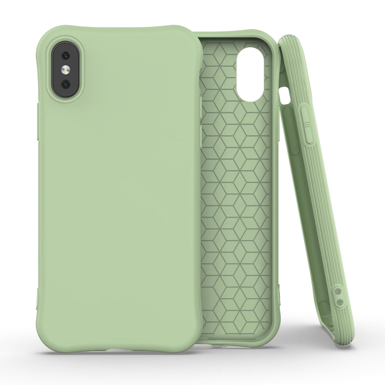 For iPhone XS / X ENKAY ENK-PC005 Solid Color TPU Slim Case Cover