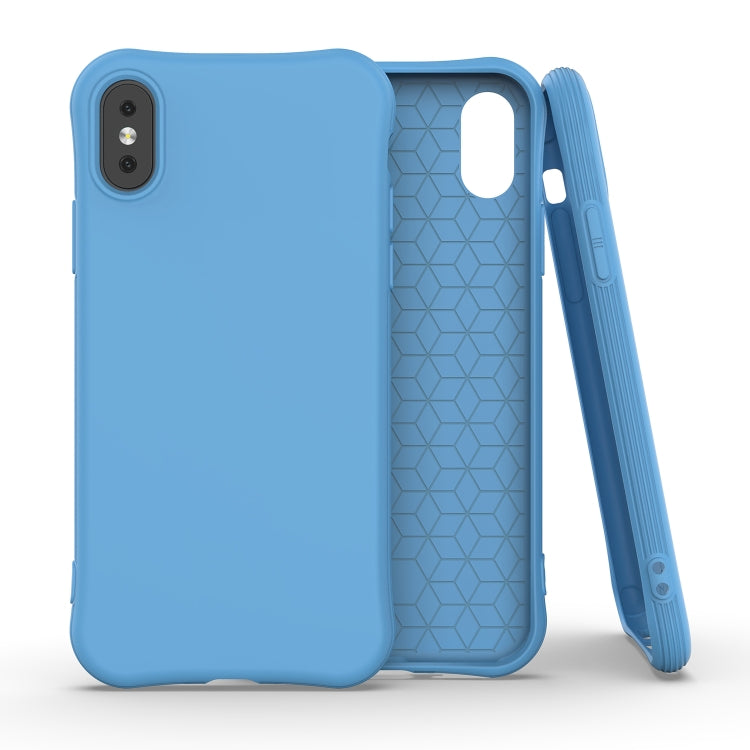 For iPhone XS / X ENKAY ENK-PC005 Solid Color TPU Slim Case Cover