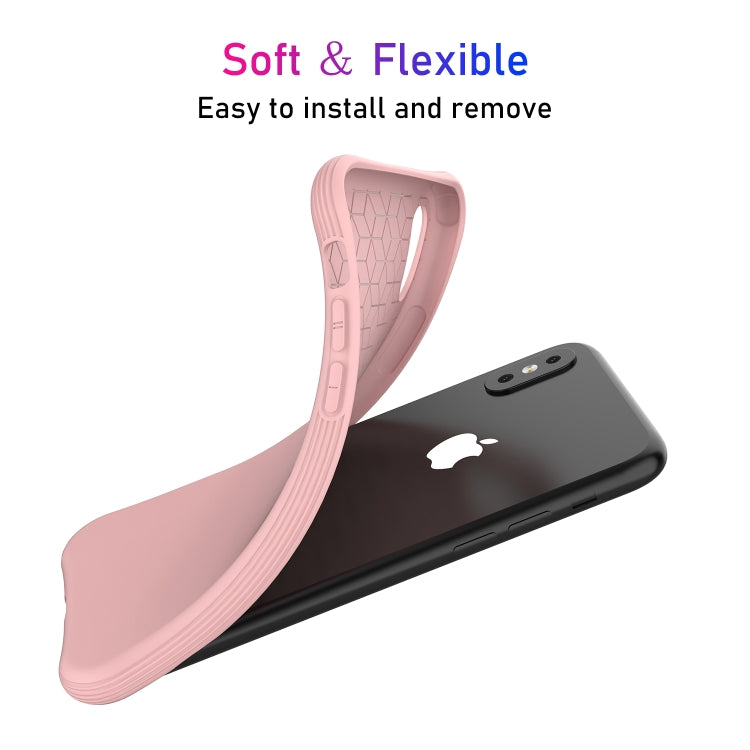 For iPhone XS / X ENKAY ENK-PC005 Solid Color TPU Slim Case Cover