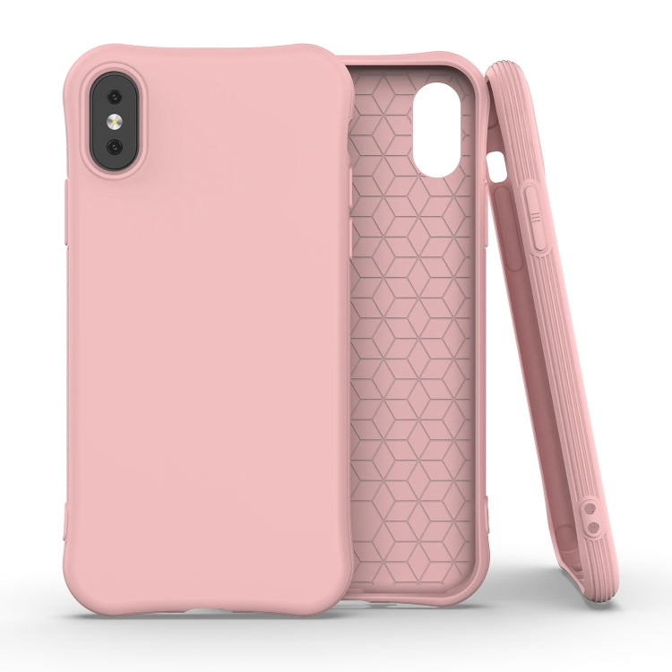 For iPhone XS / X ENKAY ENK-PC005 Solid Color TPU Slim Case Cover