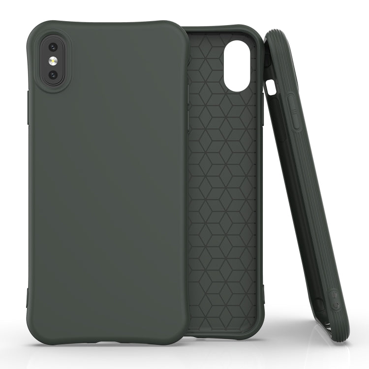 For iPhone XS Max ENKAY ENK-PC006 Solid Color TPU Slim Case Cover