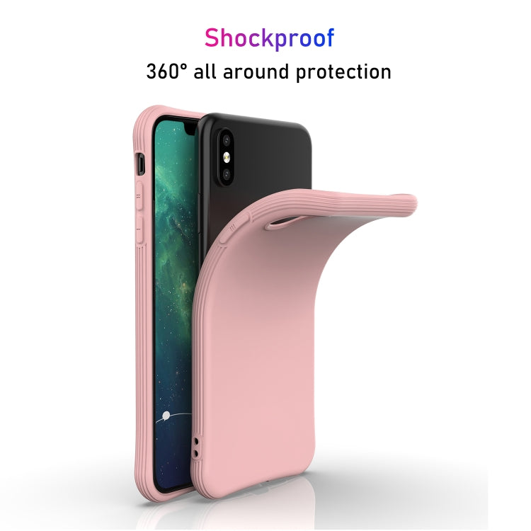 For iPhone XS Max ENKAY ENK-PC006 Solid Color TPU Slim Case Cover