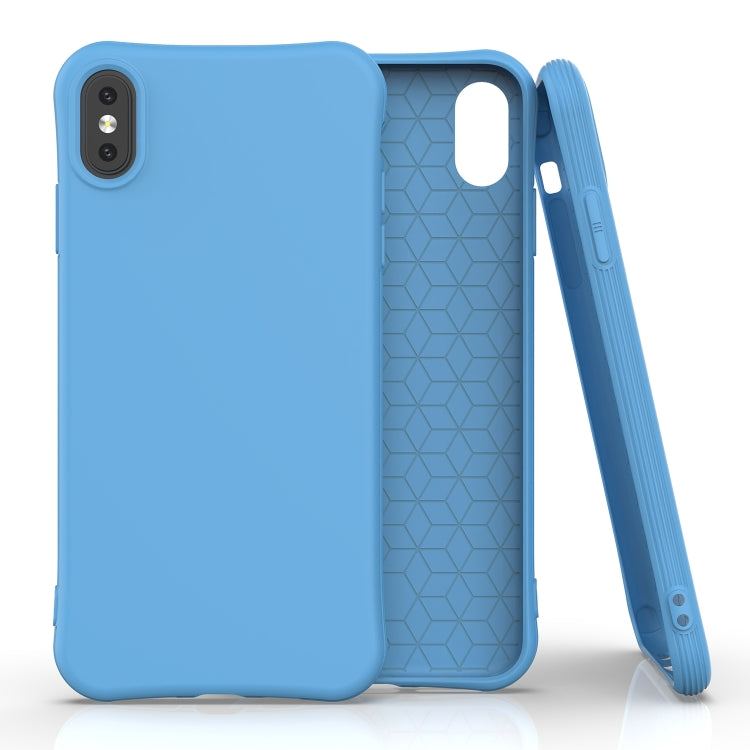 For iPhone XS Max ENKAY ENK-PC006 Solid Color TPU Slim Case Cover
