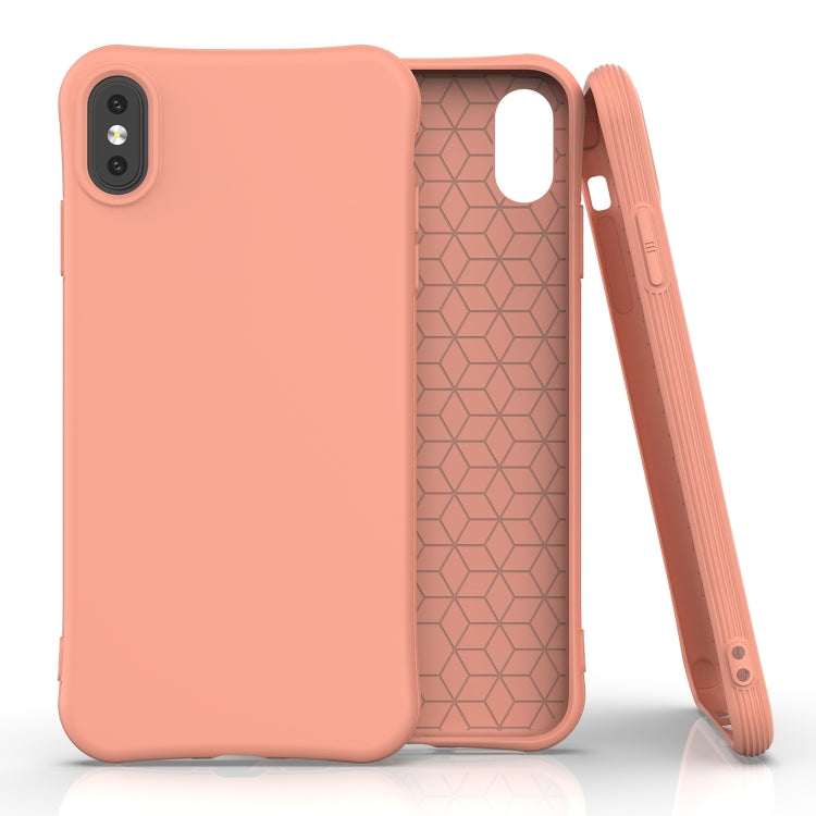 For iPhone XS Max ENKAY ENK-PC006 Solid Color TPU Slim Case Cover