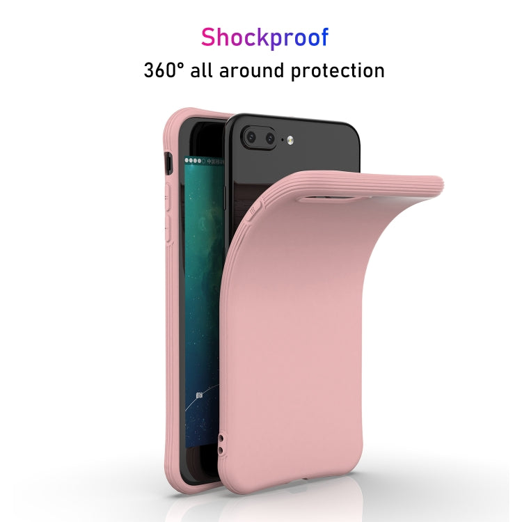 For iPhone 8 Plus / iPhone 7 Plus ENKAY ENK-PC008 Solid Color TPU Slim Case Cover