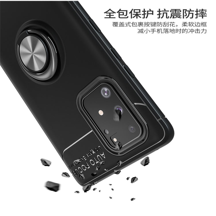 For Galaxy A91 Metal Ring Holder 360 Degree Rotating TPU Case