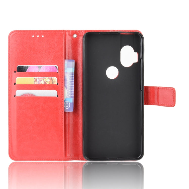 For Motorola One Hyper  Retro Crazy Horse Texture Horizontal Flip Leather Case with Holder & Card Slots & Photo Frame