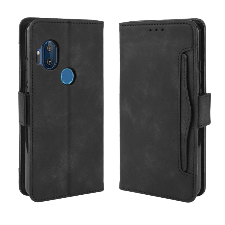 For Motorola One Hyper  Wallet Style Skin Feel Calf Pattern Leather Case with Separate Card Slots & Holder & Wallet & Photo Frame