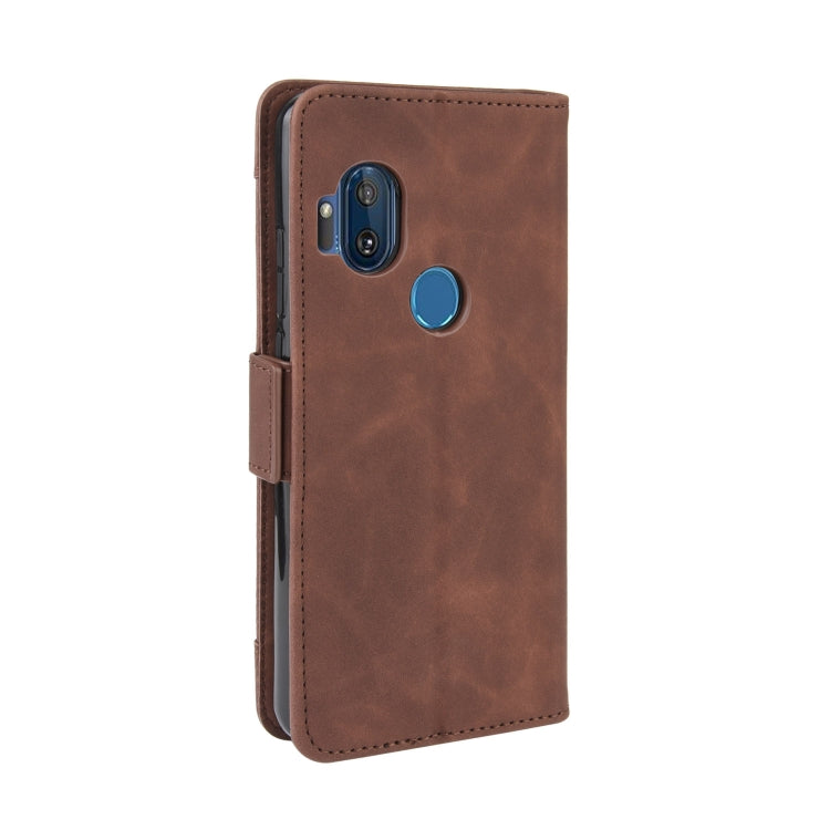 For Motorola One Hyper  Wallet Style Skin Feel Calf Pattern Leather Case with Separate Card Slots & Holder & Wallet & Photo Frame
