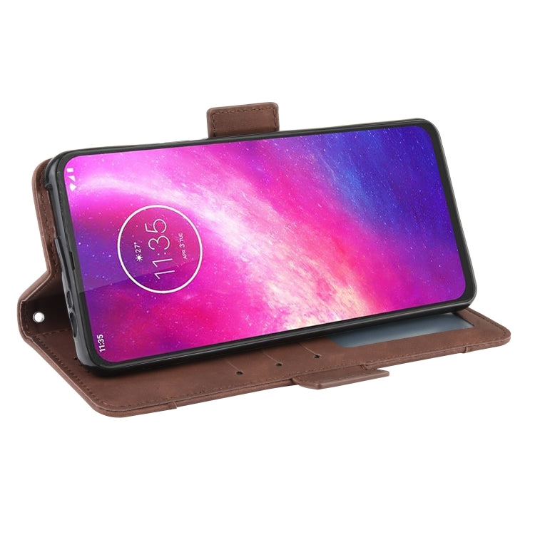 For Motorola One Hyper  Wallet Style Skin Feel Calf Pattern Leather Case with Separate Card Slots & Holder & Wallet & Photo Frame