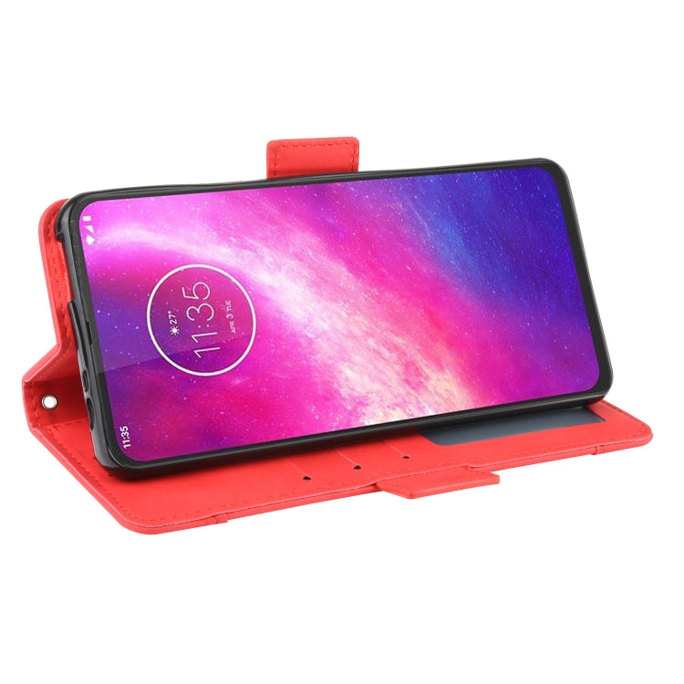 For Motorola One Hyper  Wallet Style Skin Feel Calf Pattern Leather Case with Separate Card Slots & Holder & Wallet & Photo Frame
