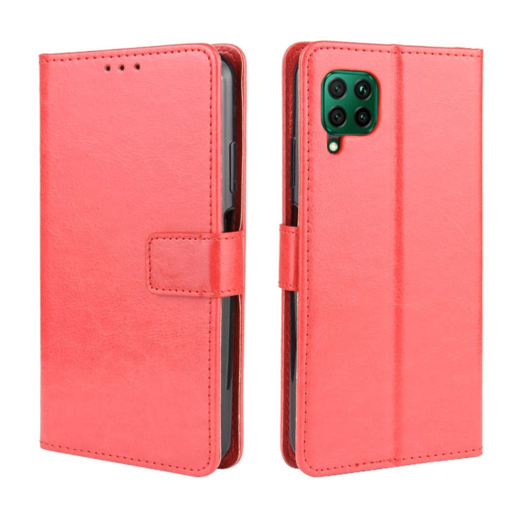 For Huawei P40 Lite / Nova 6 SE Retro Crazy Horse Texture Horizontal Flip Leather Case with Holder & Card Slots & Photo Frame