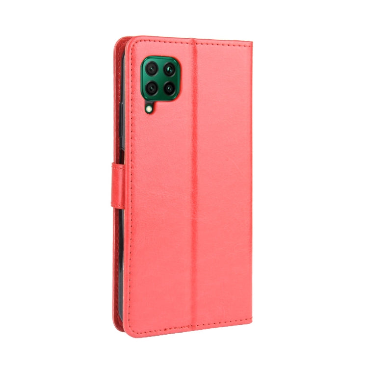 For Huawei P40 Lite / Nova 6 SE Retro Crazy Horse Texture Horizontal Flip Leather Case with Holder & Card Slots & Photo Frame