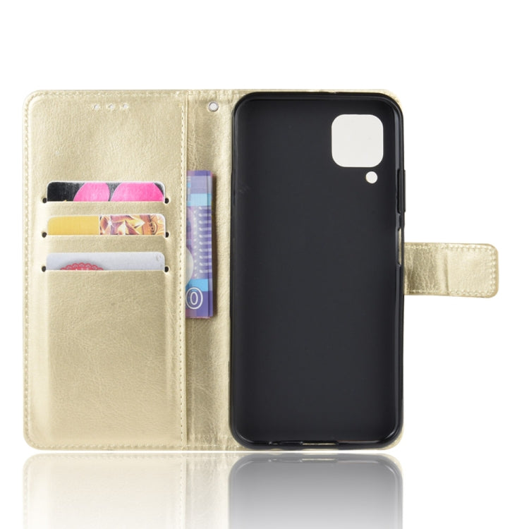 For Huawei P40 Lite / Nova 6 SE Retro Crazy Horse Texture Horizontal Flip Leather Case with Holder & Card Slots & Photo Frame