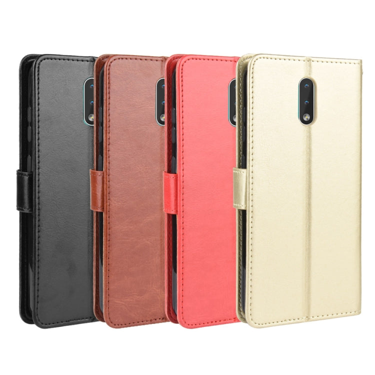 For Nokia 2.3 Retro Crazy Horse Texture Horizontal Flip Leather Case with Holder & Card Slots & Photo Frame