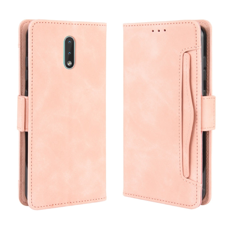 For Nokia 2.3 Wallet Style Skin Feel Calf Pattern Leather Case with Separate Card Slots & Holder & Wallet & Photo Frame