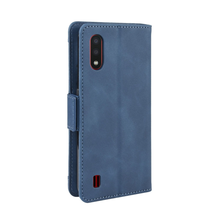 For Galaxy A01 Wallet Style Skin Feel Calf Pattern Leather Case with Separate Card Slots & Holder & Wallet & Photo Frame