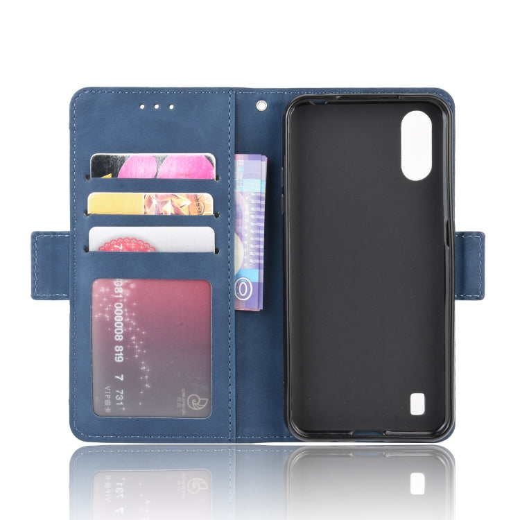 For Galaxy A01 Wallet Style Skin Feel Calf Pattern Leather Case with Separate Card Slots & Holder & Wallet & Photo Frame