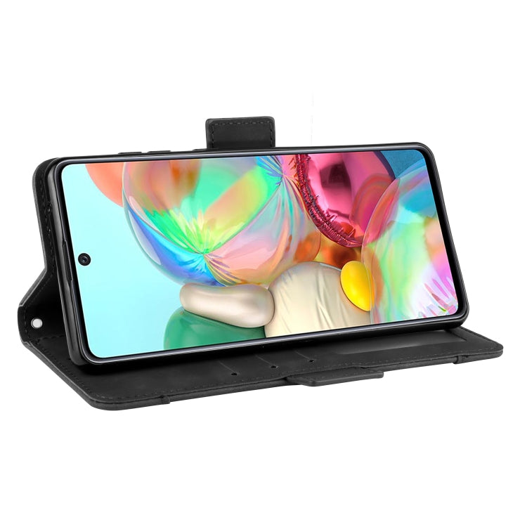 For Galaxy M60S / A81 / Note 10 Lite Wallet Style Skin Feel Calf Pattern Leather Case with Separate Card Slots & Holder & Wallet & Photo Frame