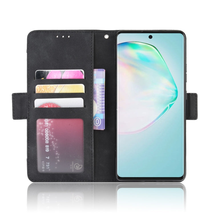 For Galaxy S10 Lite / A91 / M80s Wallet Style Skin Feel Calf Pattern Leather Case with Separate Card Slots & Holder & Wallet & Photo Frame