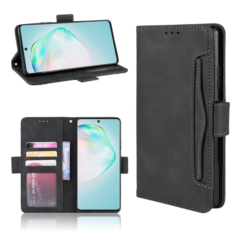 For Galaxy S10 Lite / A91 / M80s Wallet Style Skin Feel Calf Pattern Leather Case with Separate Card Slots & Holder & Wallet & Photo Frame